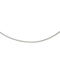 Collier Câble FRED en Or blanc - Castafiore