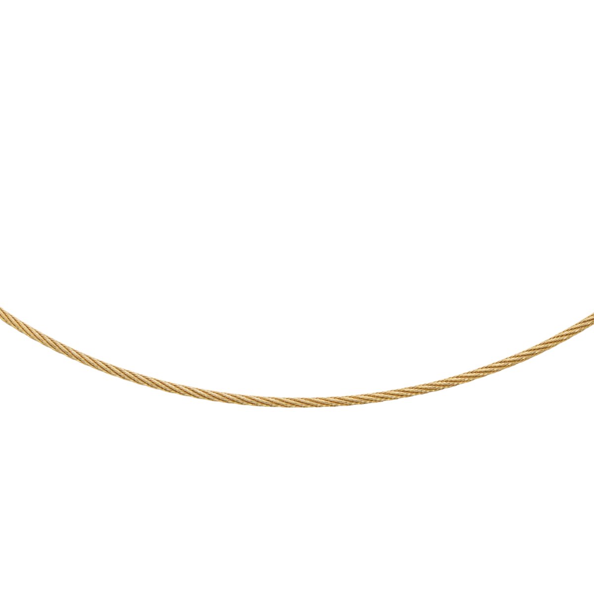 Collier Câble FRED en Or jaune - Castafiore
