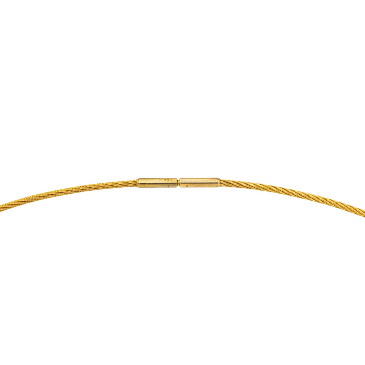 Collier Câble FRED en Or jaune - Castafiore