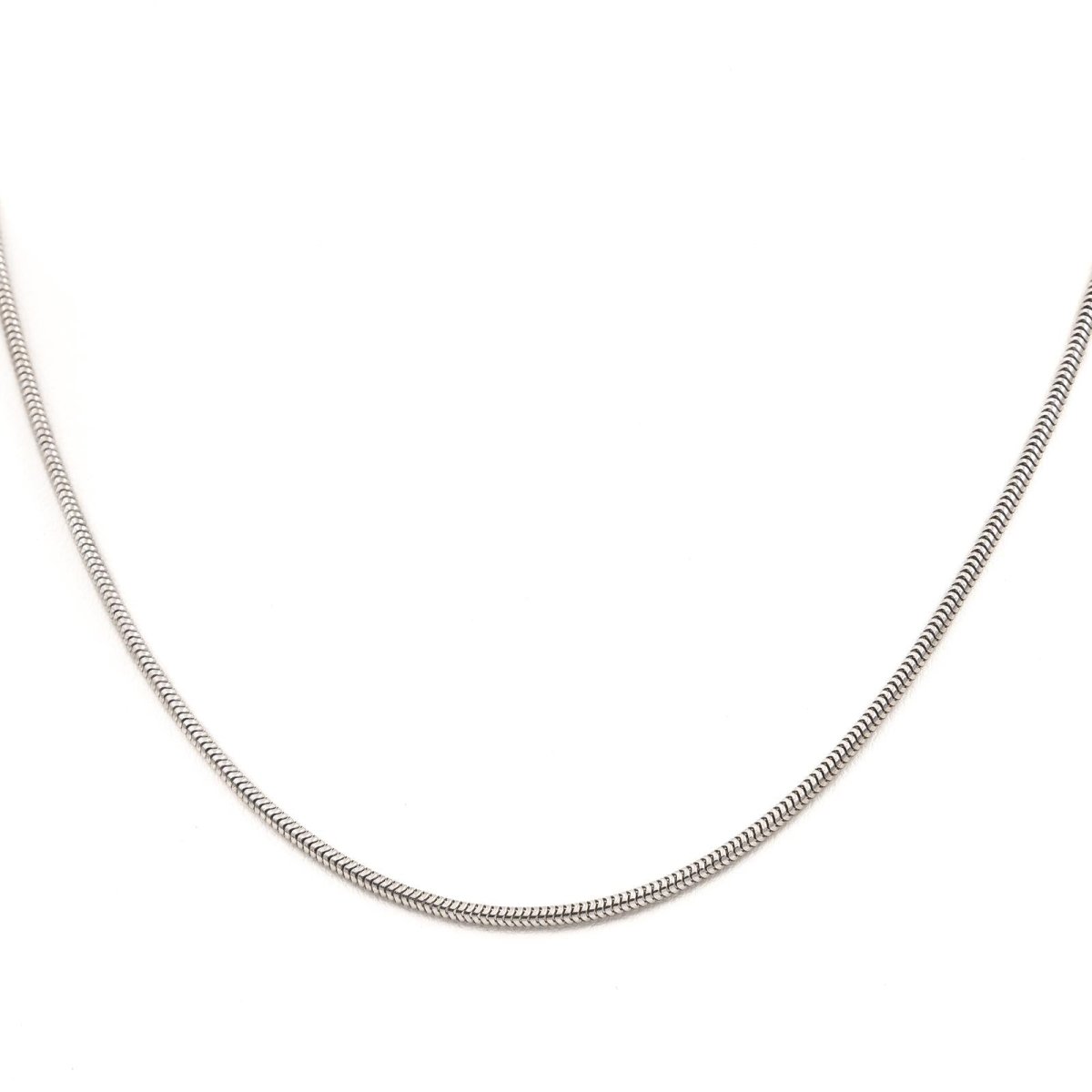 Collier Câble Or blanc - Castafiore