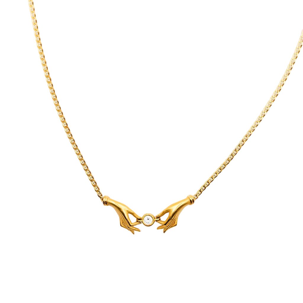 Collier CARRERA Y CARRERA "Bonadea" en or jaune et diamants - Castafiore