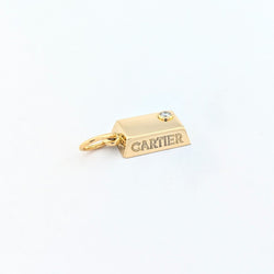 Collier Cartier 1/8 oz en or jaune et diamant - Castafiore