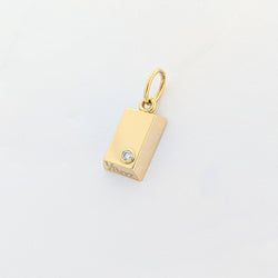 Collier Cartier 1/8 oz en or jaune et diamant - Castafiore