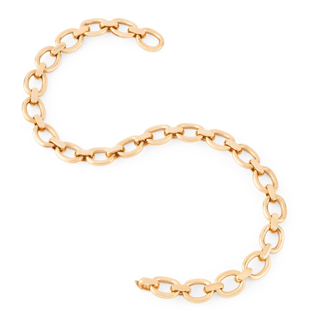 Collier CARTIER "Baignoire" en or jaune - Castafiore