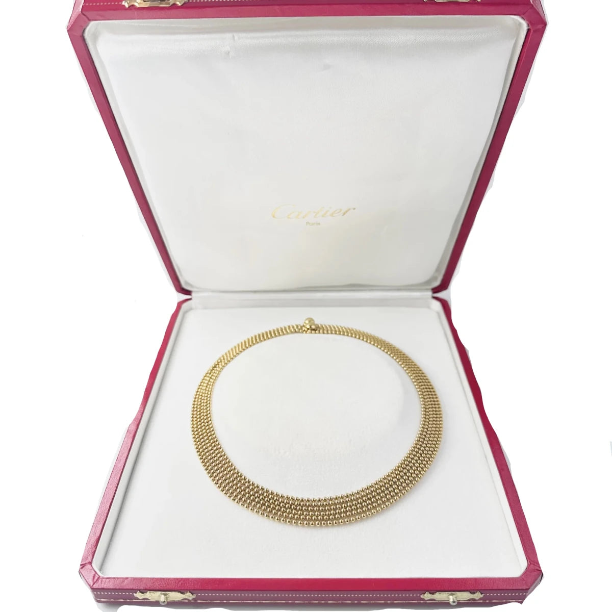 Collier CARTIER "Draperie" en or jaune - Castafiore