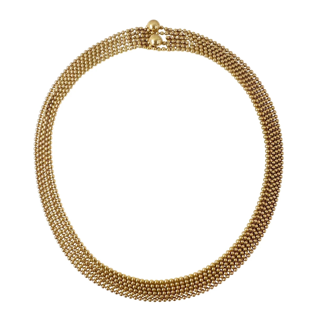 Collier CARTIER "Draperie" en or jaune - Castafiore
