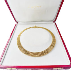Collier CARTIER "Draperie" en or jaune - Castafiore