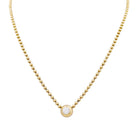 Collier Cartier, "Draperie", or jaune, diamant. - Castafiore