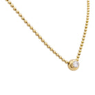 Collier Cartier, "Draperie", or jaune, diamant. - Castafiore