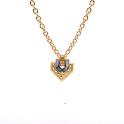 Collier CARTIER en or jaune, saphirs et diamants - Castafiore