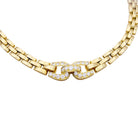 Collier CARTIER "Etrier" en or jaune et diamants - Castafiore