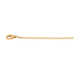 Collier CARTIER Love pavé maille forçat en or rose et diamant - Castafiore