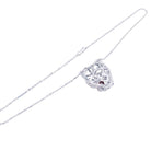 Collier Cartier, "Panthère de Cartier", or blanc, diamants - Castafiore