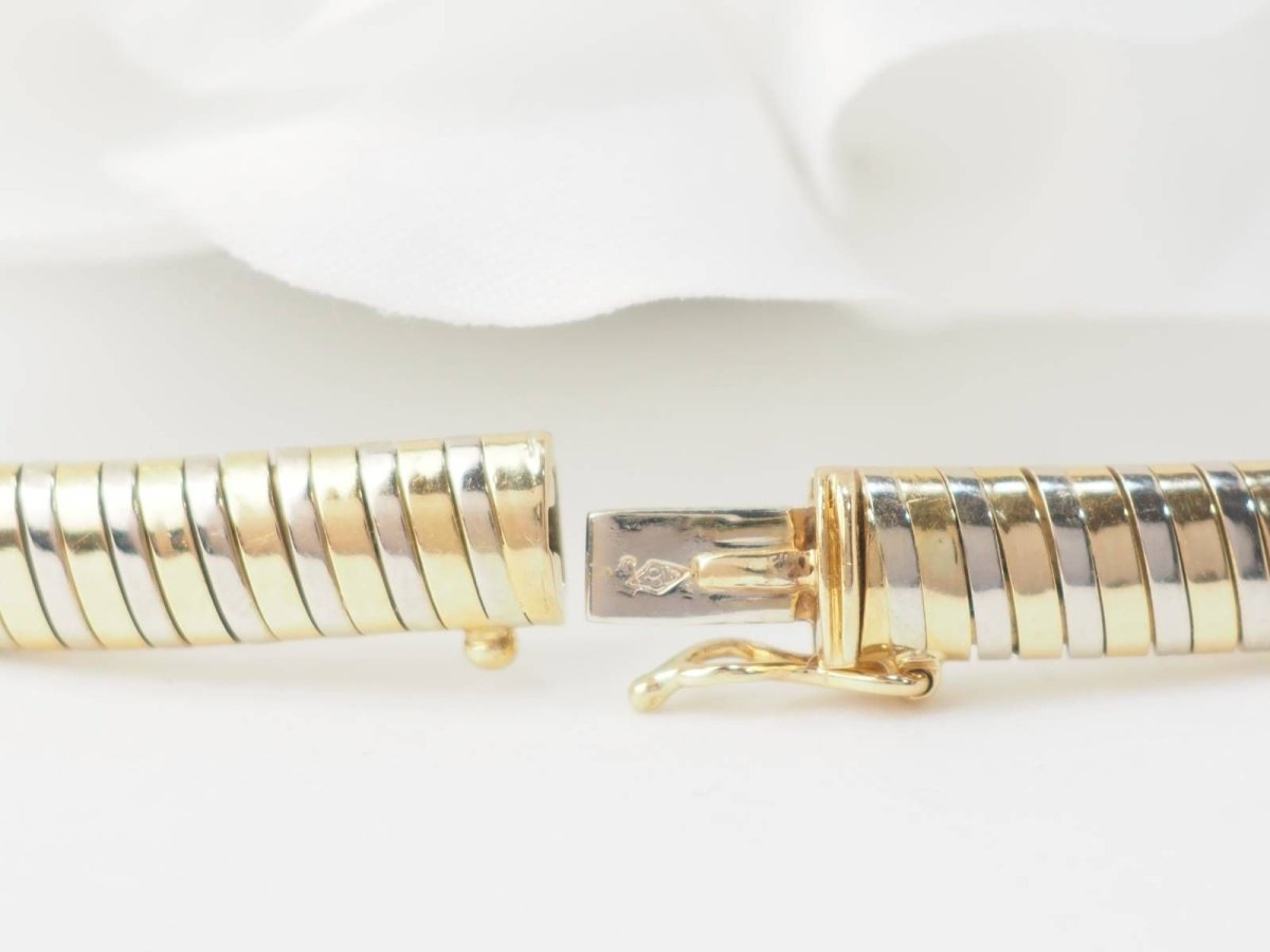 Collier Cartier Tubogas 2 ors - Castafiore