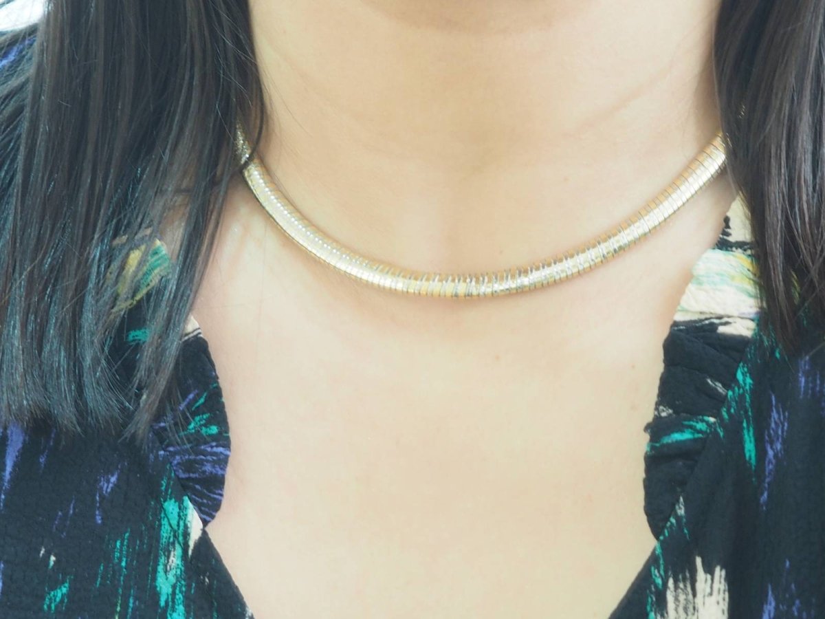 Collier Cartier Tubogas 2 ors - Castafiore