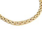 Collier CARTIER "Tyrana" en or jaune et diamants - Castafiore