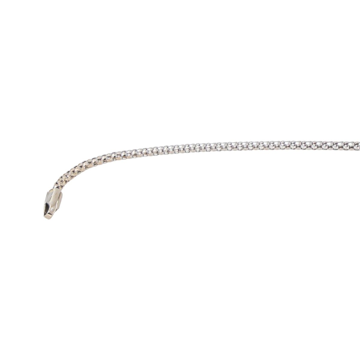 Collier Chaîne à maillon Or blanc - Castafiore