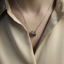 Collier Chaîne BULGARI "B.Zero" en or blanc - Castafiore