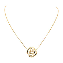 Collier Chaîne CHANEL "Camélia" en or jaune - Castafiore