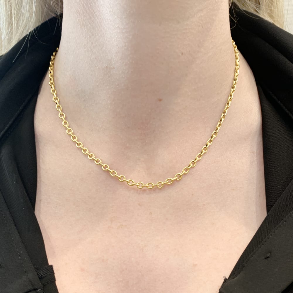 Necklace Chaumet, yellow gold.
