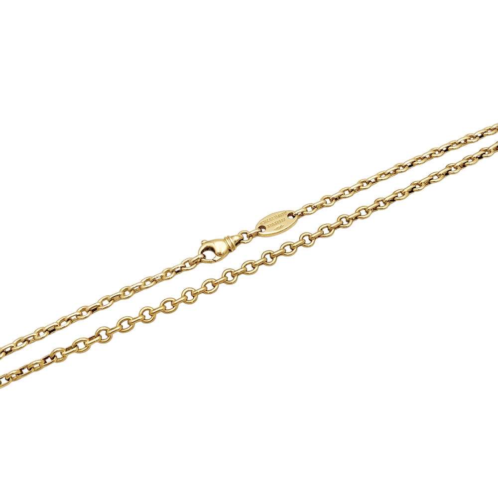 Necklace Chaumet, yellow gold.