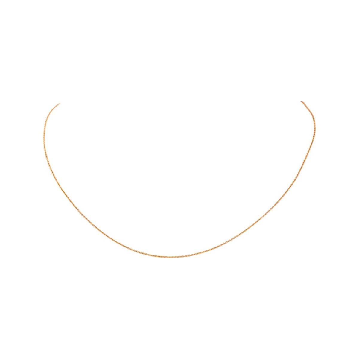 Collier Chaîne DINH VAN en or rose - Castafiore