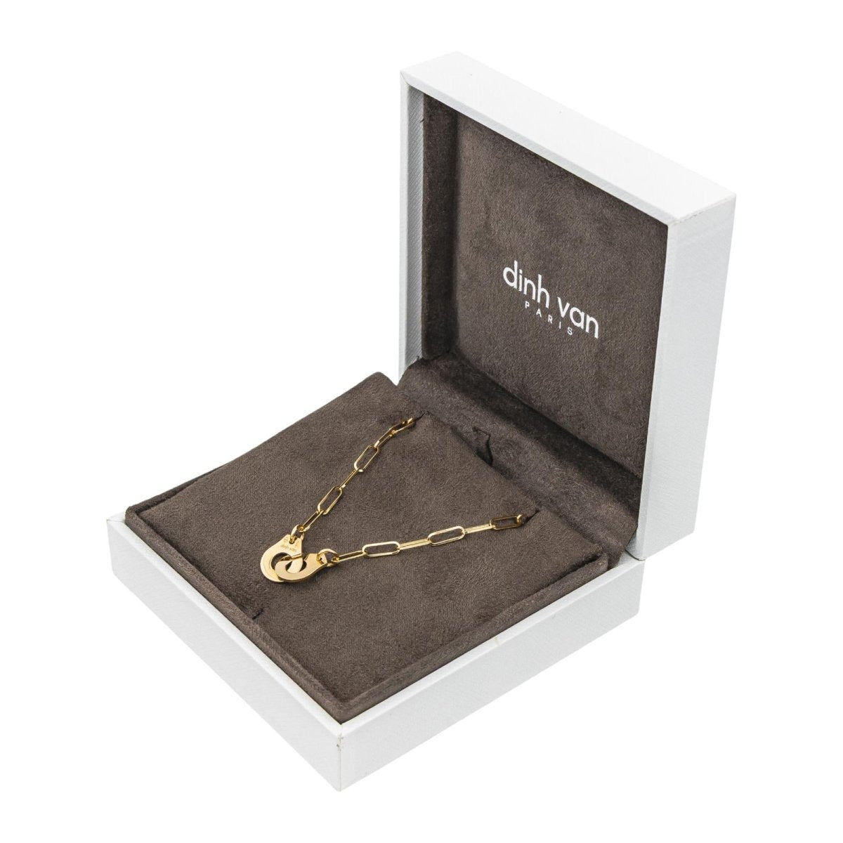 Collier Chaîne DINH VAN "Menottes R10" en or jaune - Castafiore