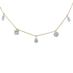 Collier Chaîne DJULA "Pampilles" en or jaune et diamants - Castafiore