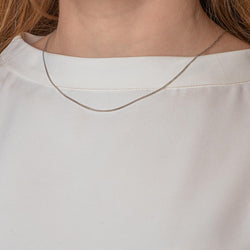 Collier Chaîne en or blanc - Castafiore