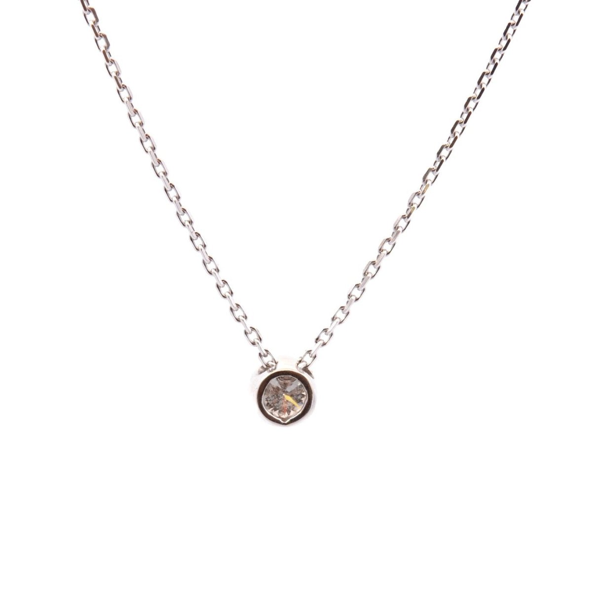 Collier Chaîne en or blanc et diamant - Castafiore