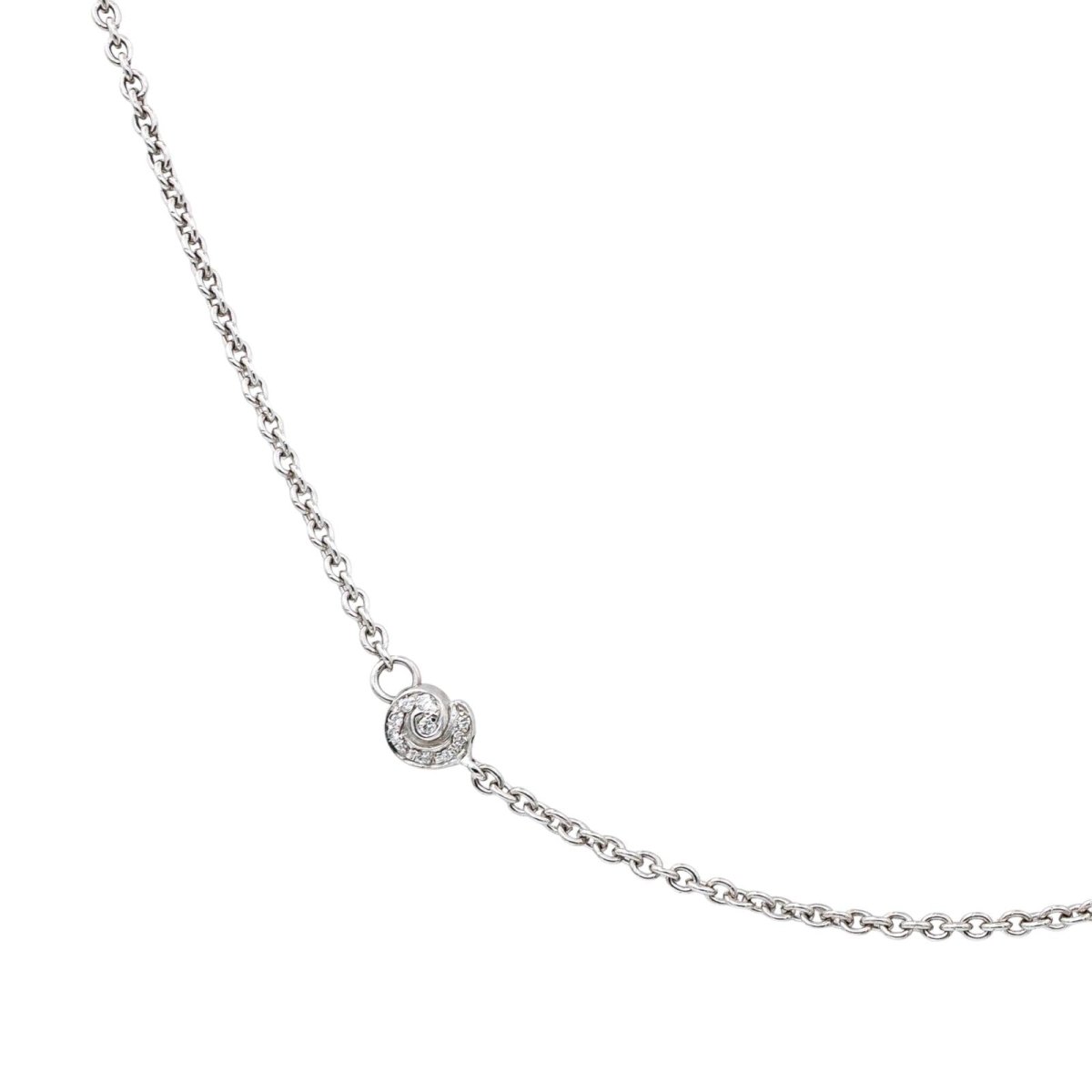 Collier Chaîne en or blanc et diamants - Castafiore