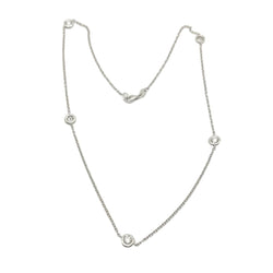 Collier Chaîne en or blanc et diamants - Castafiore
