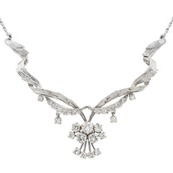 Collier Chaîne en or blanc et diamants - Castafiore