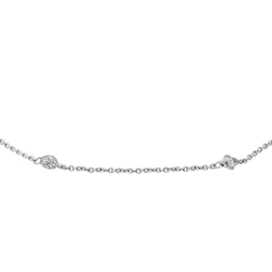 Collier Chaîne en or blanc et diamants - Castafiore
