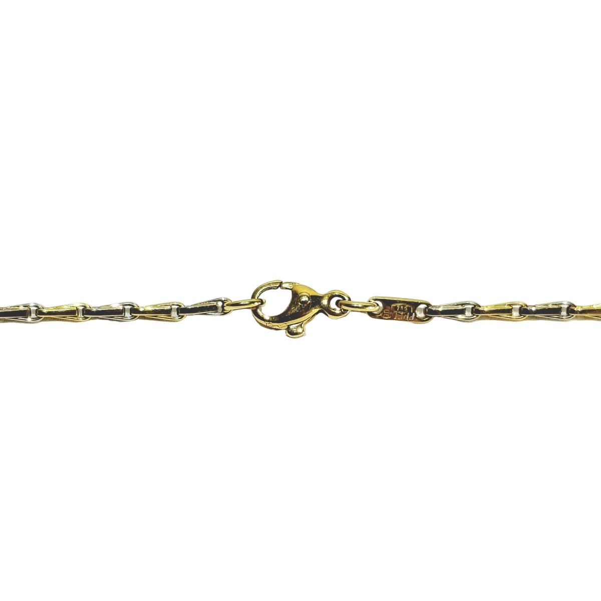 Collier Chaîne en or blanc et or jaune - Castafiore