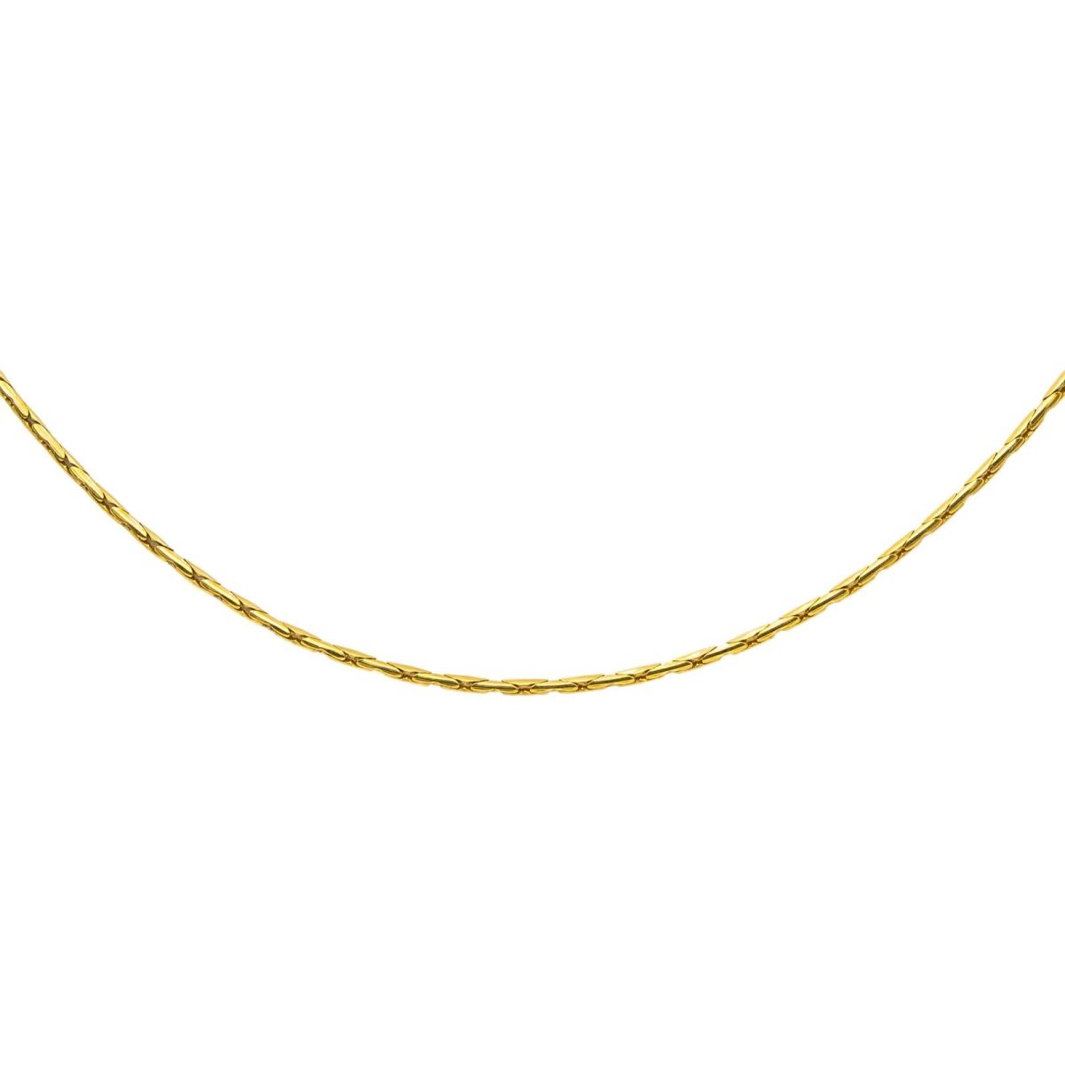Necklace  Yellow gold