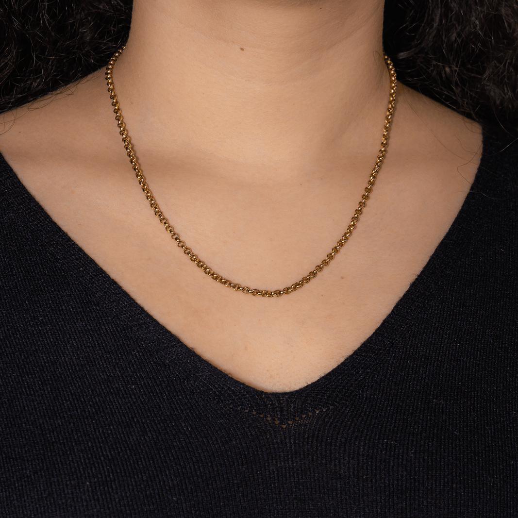 Necklace Yellow gold mesh