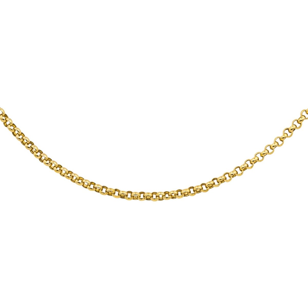 Necklace Yellow gold mesh