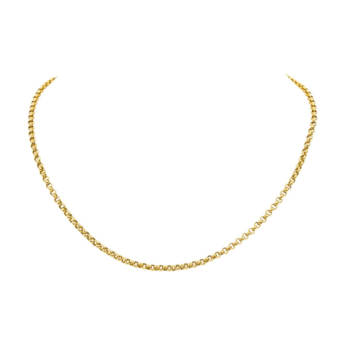 Necklace Yellow gold mesh