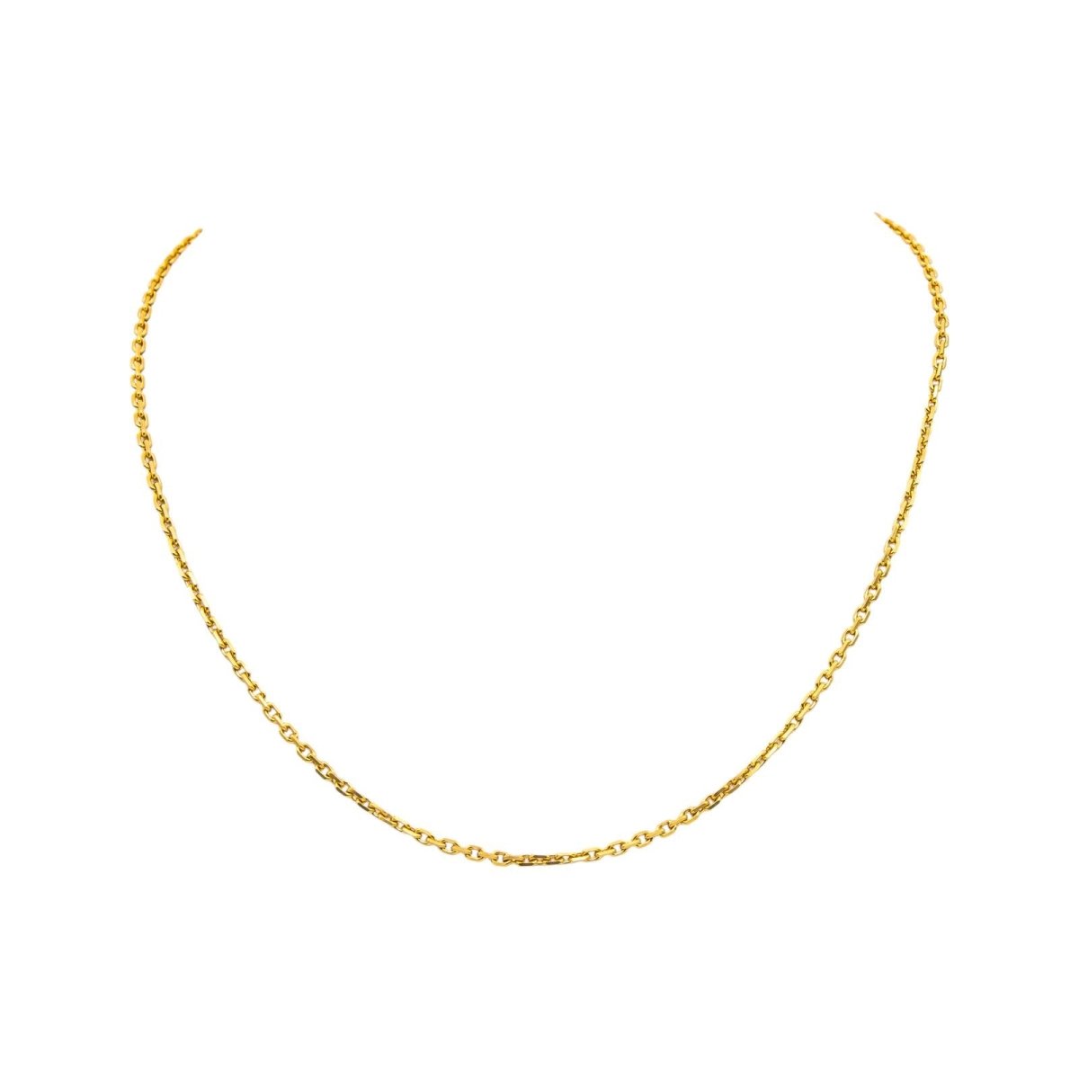 Necklace  Maille forçat Yellow gold