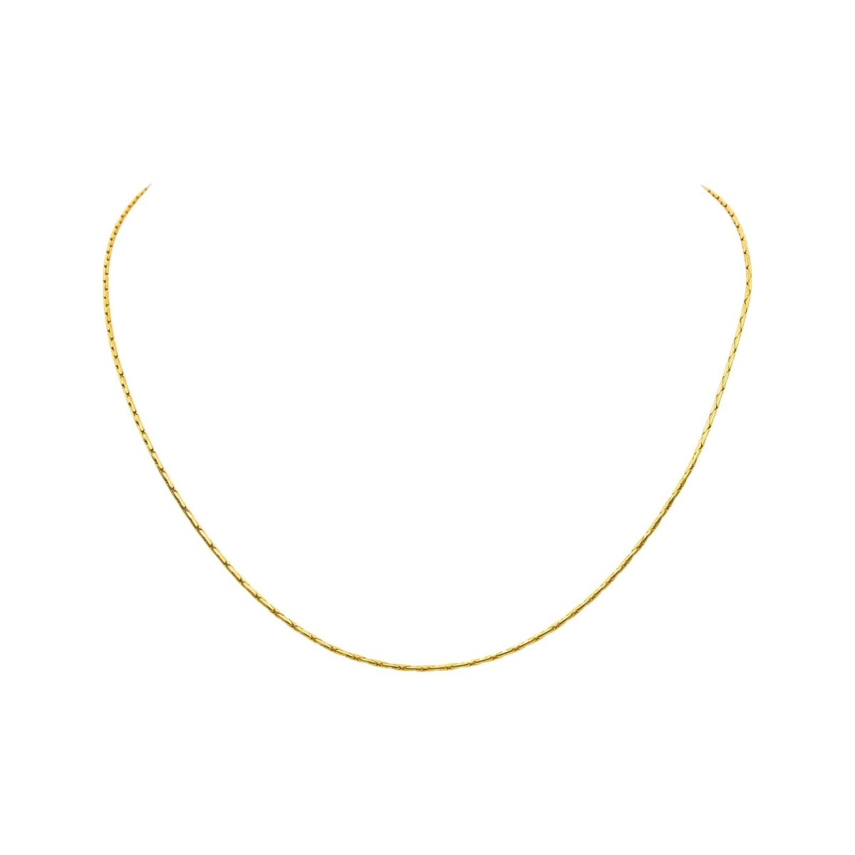 Necklace  Yellow gold
