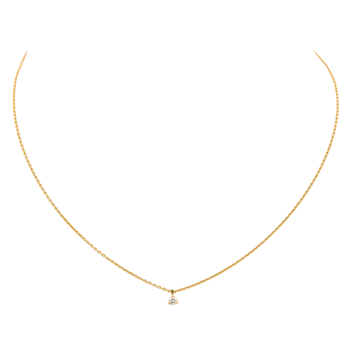 Collier Châine en or jaune et diamant - Castafiore