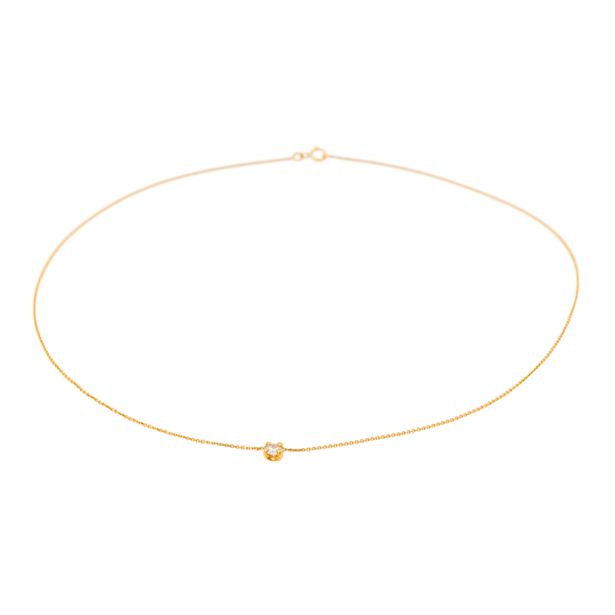 Collier Chaîne en or jaune et diamant - Castafiore