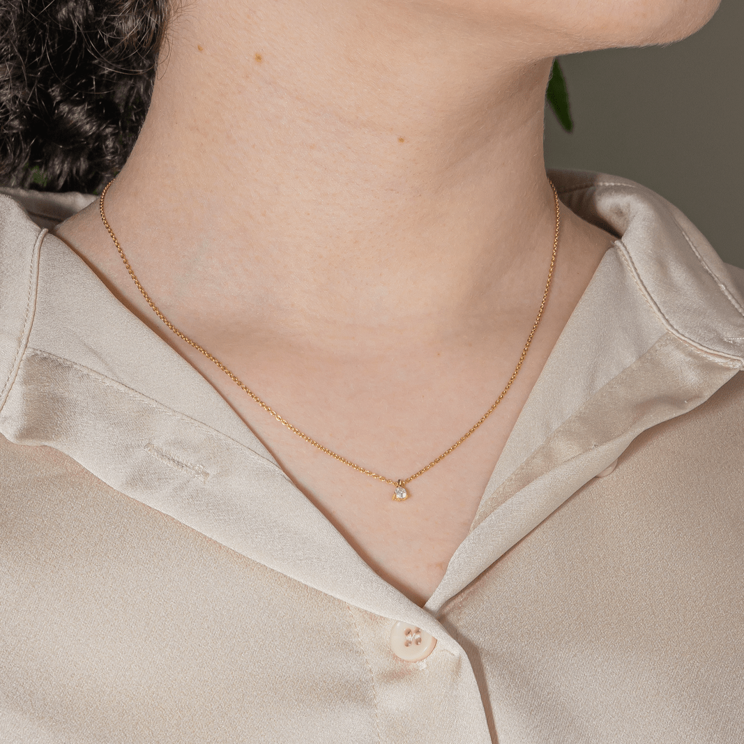 Collier Châine en or jaune et diamant - Castafiore