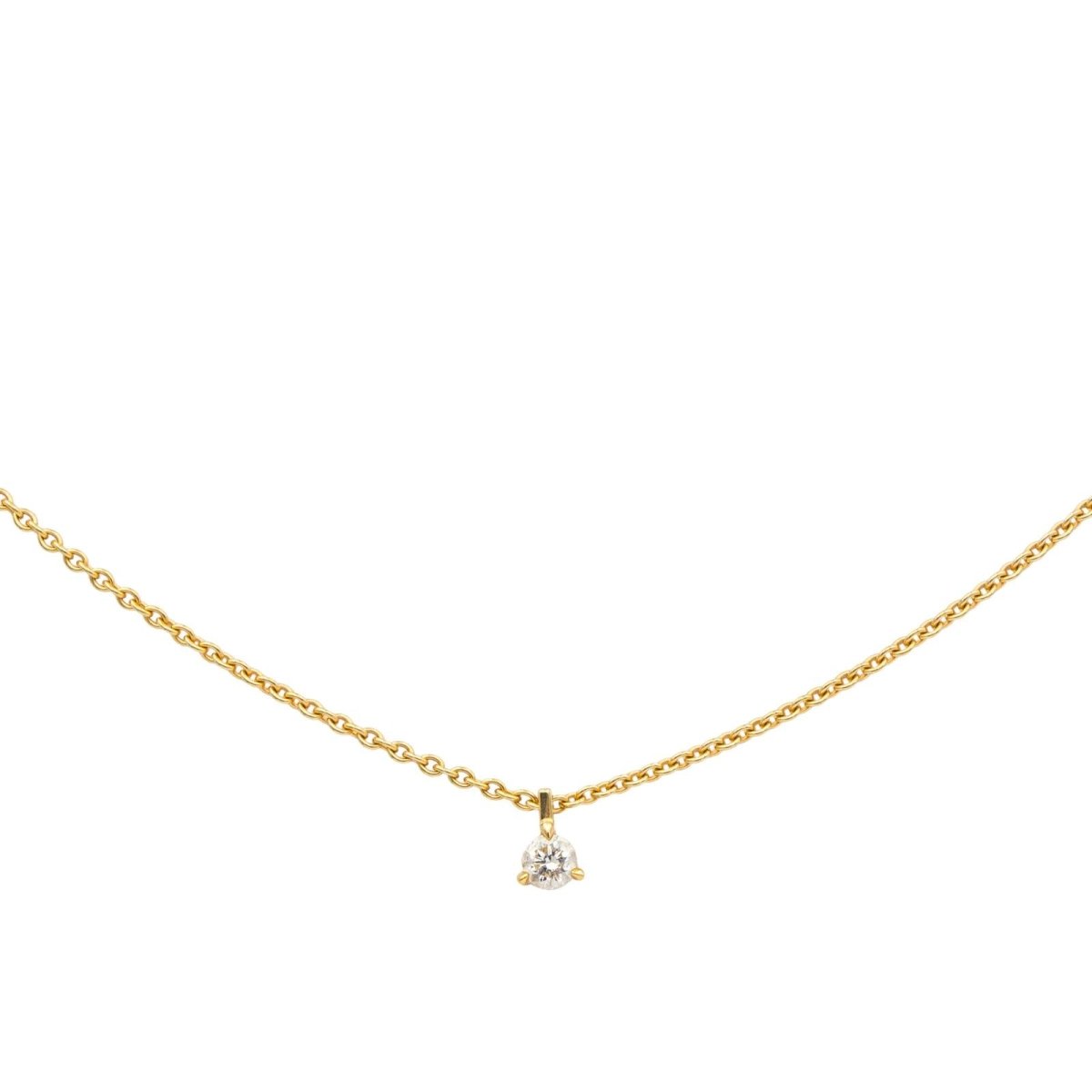 Collier Châine en or jaune et diamant - Castafiore