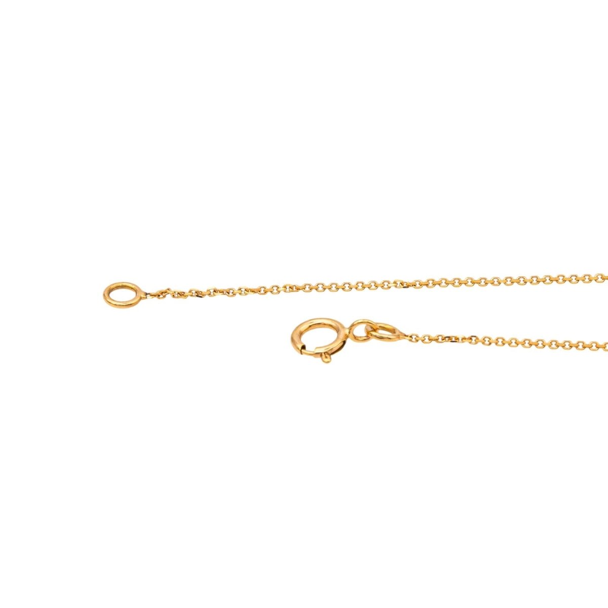 Collier Chaîne en or jaune et diamant - Castafiore