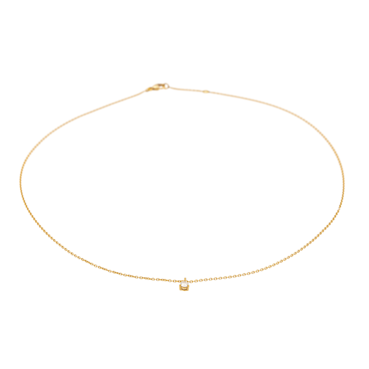 Collier Châine en or jaune et diamant - Castafiore