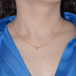 Collier Chaîne en or jaune et diamant - Castafiore