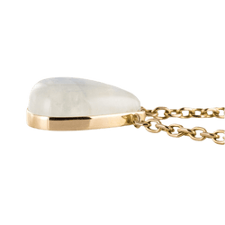 Collier Chaîne en or jaune et labradorites - Castafiore