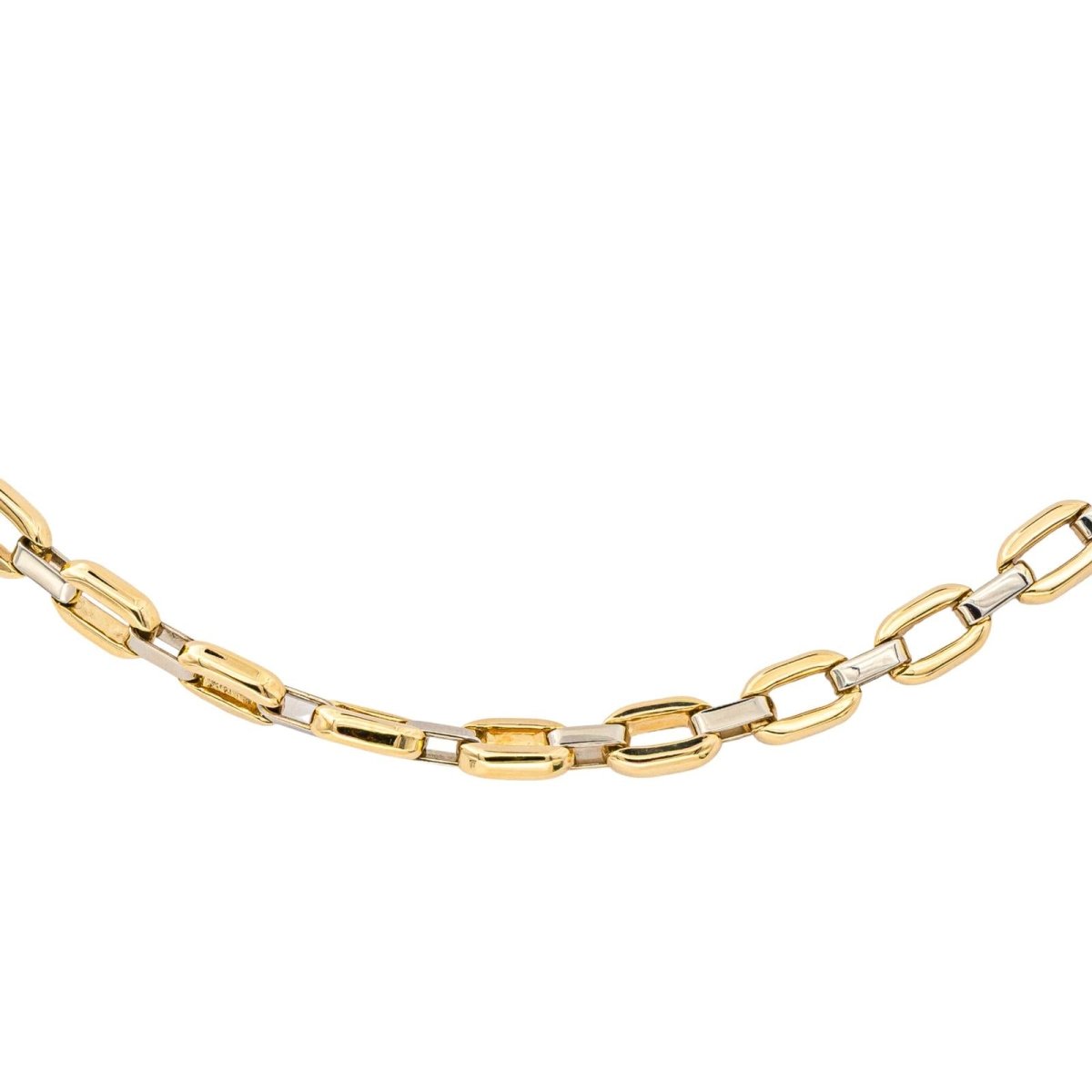 Collier Chaîne en or jaune et or blanc - Castafiore